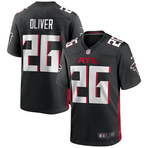 mens nike isaiah oliver black atlanta falcons game jersey